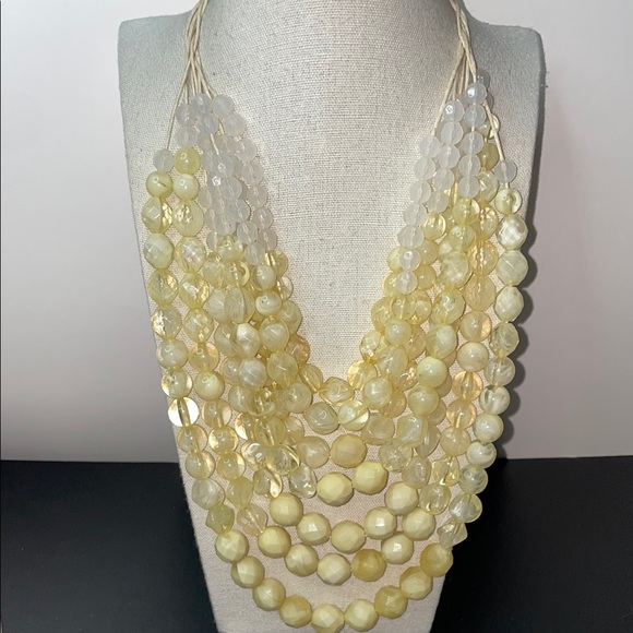 Chico's Jewelry - NWT Chico’s PRIA multi strand acrylic necklace